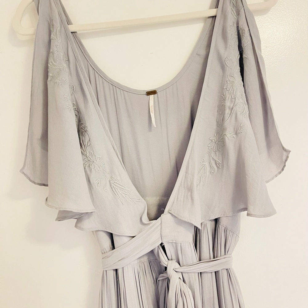 Free People long wrap dress small